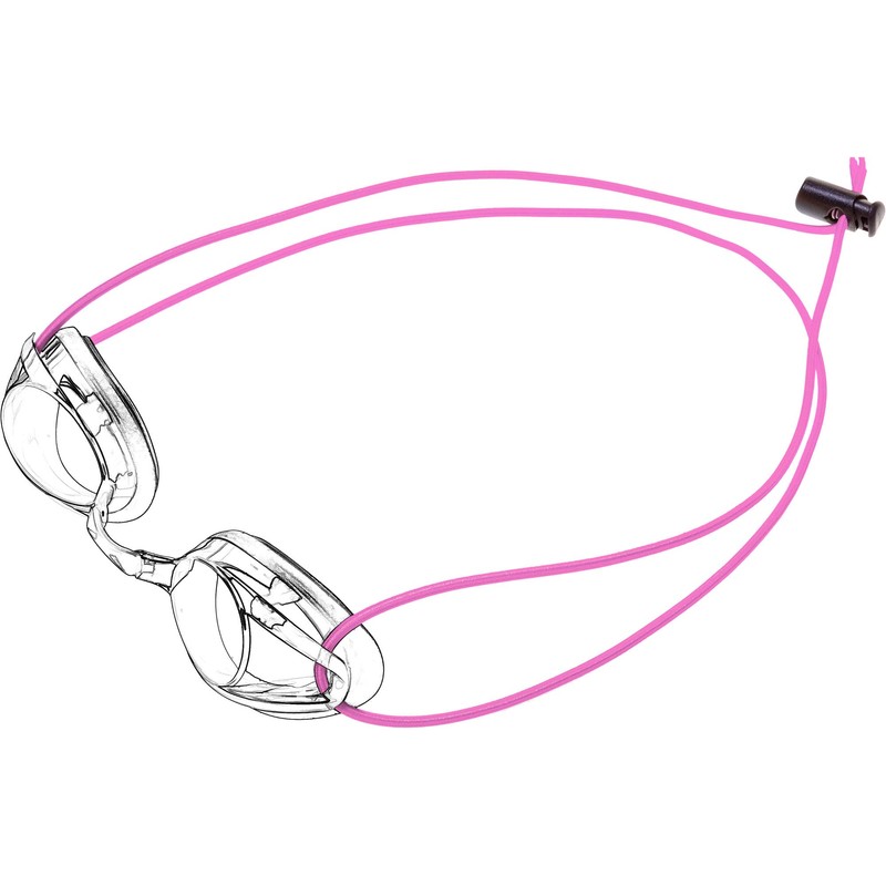 Swim Research Goggle Bungee Strap Replacement Kit (Pink)