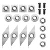 CEIEVER Carbide Indexable Inserts, Pack of 16, CNC Carbide Insert