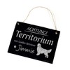 Golden Retriever Sign, Customisable Engraved - Achtung ! Territory of