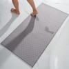 AMOAMI Bath-Mat,Ultra Thin Bath-Rugs Runner,Rubber Backed Bath Mats for Bathroom