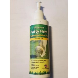 NaturVet POTTY HERE Training Aid Dog Puppy Outdoor/Indoor Spray 8 oz Sale Helps Dog ResQ