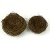2Pcs Large Natural Rattan Birds Nest Spring Decoration Props Garden
