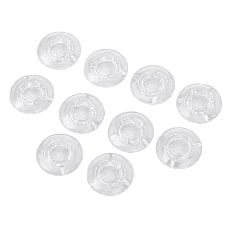 10Pcs Guitar Effect Pedal Footswitch Topper ABS Clear Single Pedal