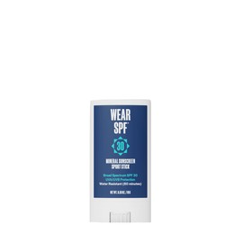 WearSPF Mineral Sunscreen Sport Stick, Mess-Free, Water-Resistant, Pocket-Size Face Stick (1)
