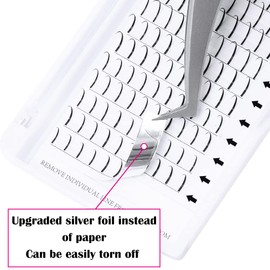 Spike Lash Extensions FADLASH Premade Spikes Eyelash Extensions Single Super Thick Eyelashes Spikes Matte Black Individual Lashes Fairy Eyelashes (D Curl, 20mm)