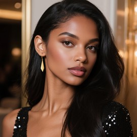 Gold Dangle Earrings for Women Trendy Statement Rhombus Brushed Drop Earrings Jewelry 14K Gold Plated Hypoallergenic Geometric Leverback Dangle Earing Gifts