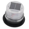 Solar Beacon Light Caution Light 8 LED Dusk to Dawn