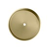 BRIXWELL Closet Back Plate Metal Material, Polished Brass Finish, 2-3/4"