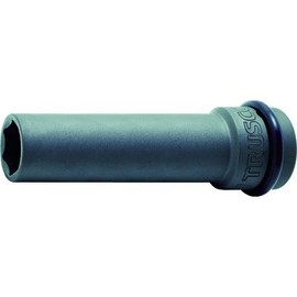 TRUSCO T417ASL100 Ultra Long Socket for Impact 0.7 inches (17 mm), 0.5 inch (12.7 mm) Insertion Angle