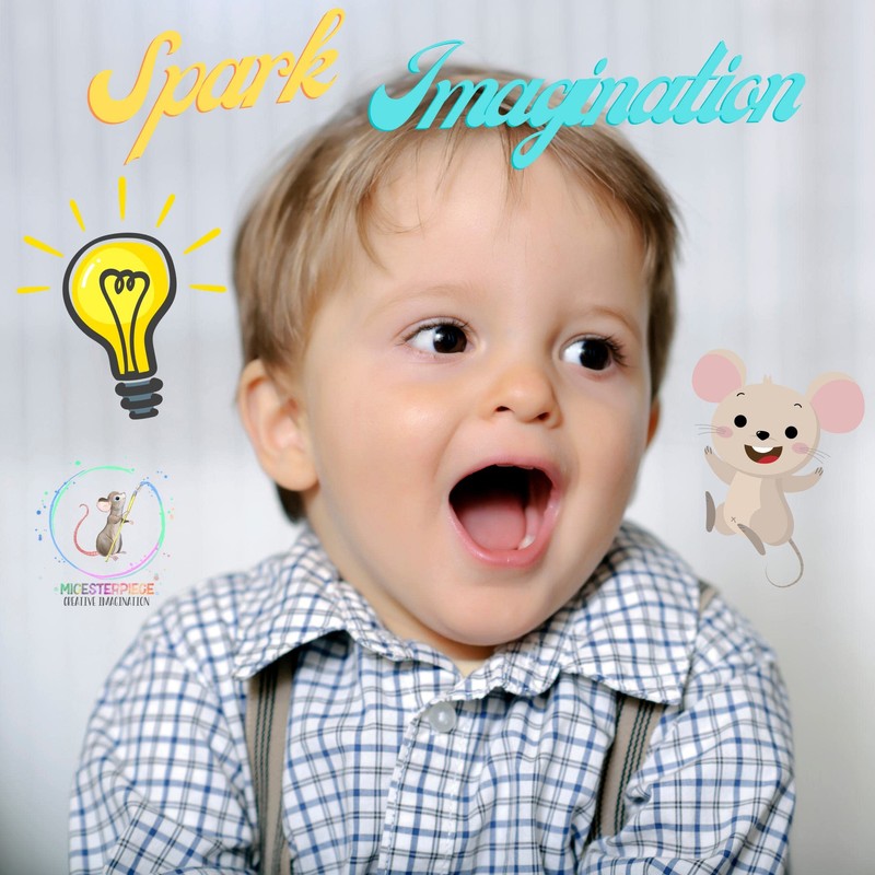 3D Mouse Reading Book in Mouse Hole, Decal Sticker, Removable