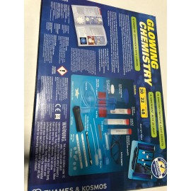Thames & Kosmos Glowing Chemistry Science Kit, 22 Chem Experiments with UV Light