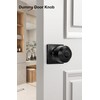 Haidms 2 Pack Black Closet Door Knobs Dummy Door Knob,