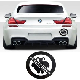 Calcomania No Subo Gords Sticker Universal Decoractivo Auto Broma Divertida Pegatina Negro