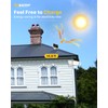 Ensenior 1800LM Solar Flood Lights Outdoor, Motion Sensor Outdoor Light