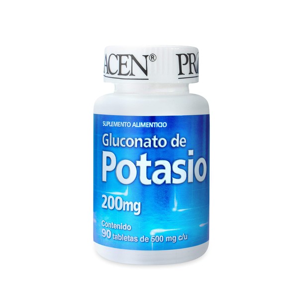 Pronacen Gluconato De Potasio Frasco - 90 Tabs 500 Mg