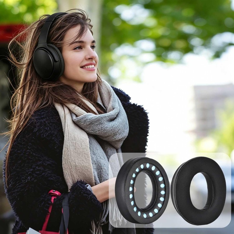 Buziba Cooling Gel Earpads for Bose QC35/QC35 II & QC25/QC45/AE2/AE2i/AE2w,