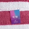 Beyond Happy Cabana Stripe Beach Towel, Pink Stripe, Giant Size