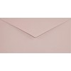 25 Old Pink DIN Long Letter Envelopes Pointed Flap Without