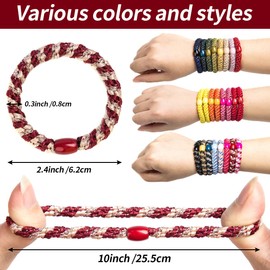 Pack of 8 Girls Hair Bobbles Elastic Bands Hair Bands Elastic Style 1