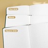 HOMEMARS Notebook Set of 2, 12 cm x 12 cm,