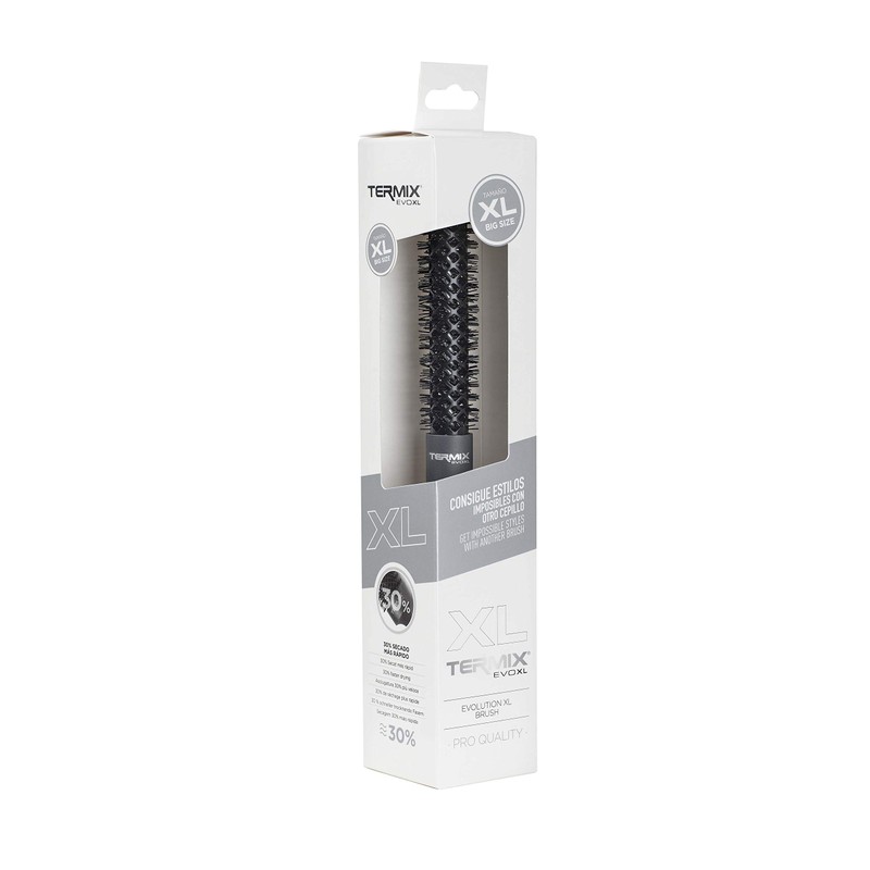 Termix Evolution XL Round Hairbrush 脴 17 mm, 3cm Longer-