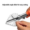 Qixuer 2 Pieces Multi Angle Miter Shear Cutter Hand Tools,Mitre