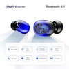 Wireless Bluetooth 5.2 Earbuds, IPX7 Waterproof Stereo Earphones with LED
