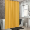 ALYVIA SPRING Yellow Shower Curtain or Liner with 3 Magnets