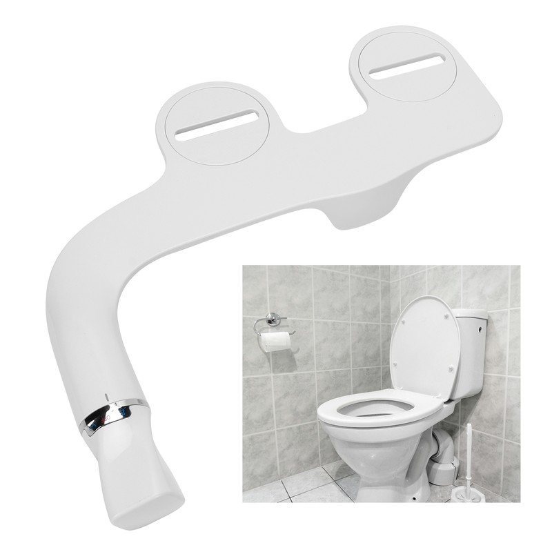G1/2 Toilet Bidet Seat Attachment Water Spray Double Nozzle Non