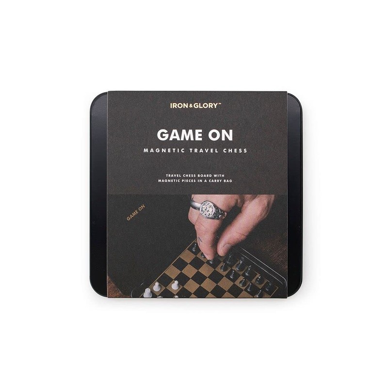 Iron and Glory Travel Chess Set - Magnetic Traveling Mini