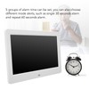 Digital Clock 10.2inch Screen 5 Sets of Alarm Settings Wifi