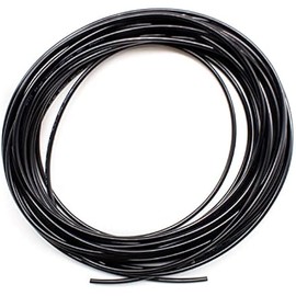 YIZWINS Air Hose, 4 mm Outer x 2.5 mm Inside, Black Hose, Compressed Air Hose, 10 m Pneumatic Hose, Black Flexible Black Polyurethane Hose for Pneumatic Devices