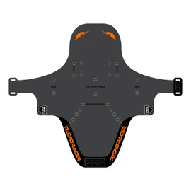 RRP Unisex's Enduro Mudguard, Black/Orange, One Size