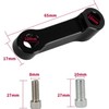 Moncer Motorcycle Rearview Mirror Adapter Kit, Aluminum Alloy 10mm 8mm