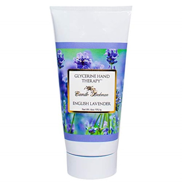 Camille Beckman Glycerine Hand Therapy Cream, English Lavender, 6 Ounce