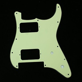 (G23) Charvel SO CAL Style Replacment Guitar Pickguard ,3ply Mint Green