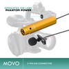 Movo LV-6 Pro Grade Omnidirectional XLR Lavalier Condenser Microphone, with