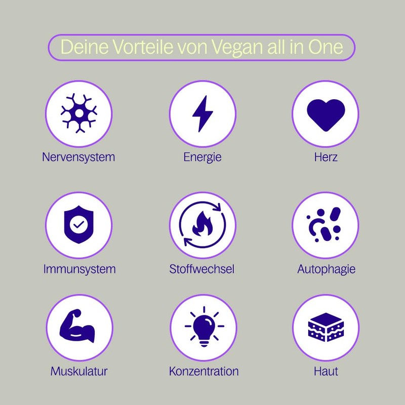 glims Vegan all in One, Calcium, Eisen, Jod, B12 &