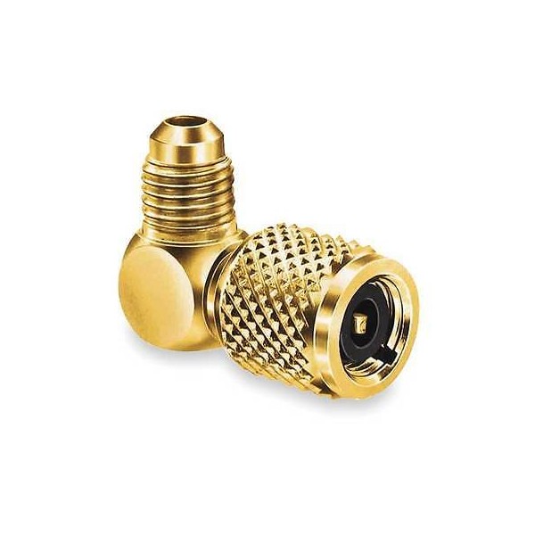 BBK Technologies QC-E4 Quick Coupler Adapter Elbow 1/4 Female Flare x 1/4 Male Flare
