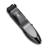 Nail Clipper with with Catcher no Splash, Black and Silver