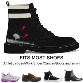 Dr. Foot's Height Increase Insoles, Heel Cushion Inserts, Heel Lift Inserts for Leg Length Discrepancies (Large (0.5" Height) | Black)