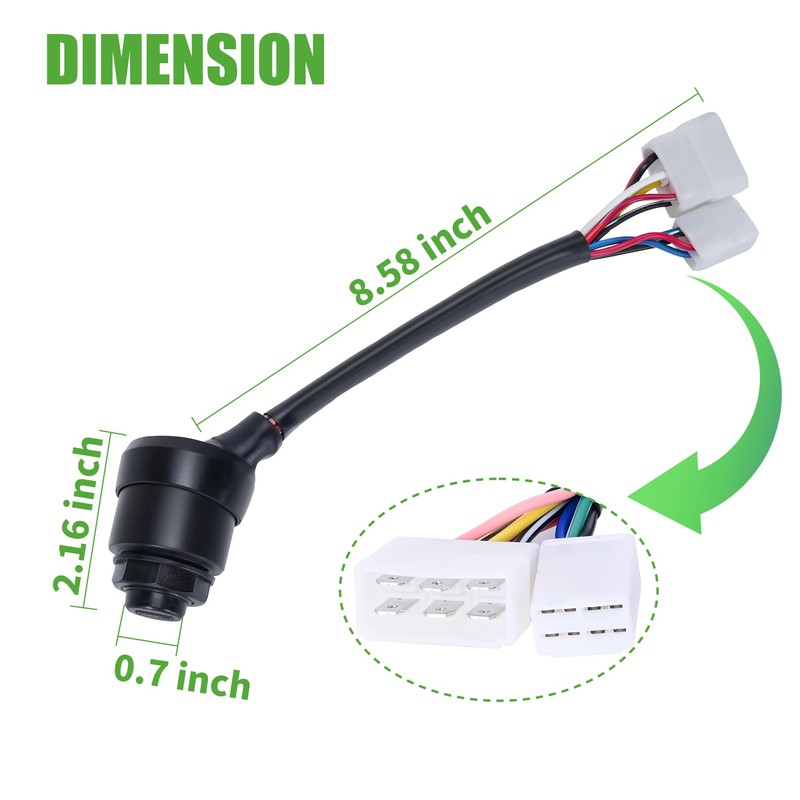 10L0L Golf Cart Ignition Switch Key for Yamaha G1 Years