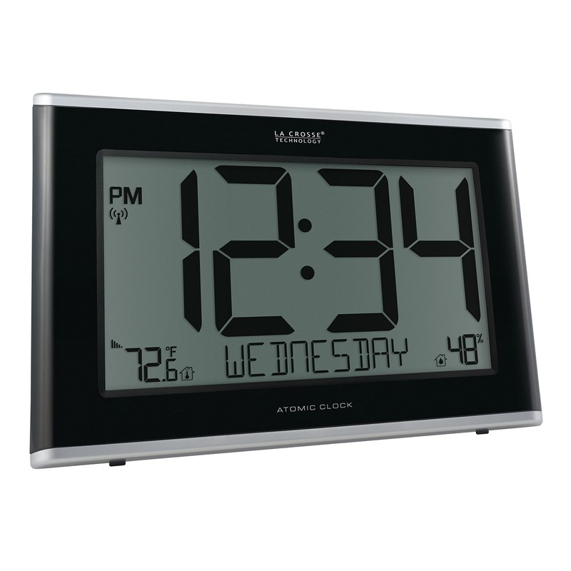 La Crosse Technology 513-05867-INT Extra-Large Atomic Digital Clock with Indoor