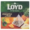 Loyd Fruit Tea Pineapple & Pear Flavored, 20 teabags (Pack