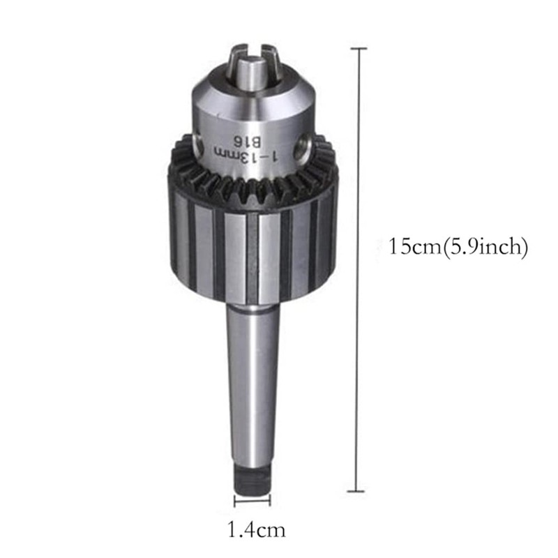 Super Heavy Duty 1/2"(1-13mm) Drill Chuck with Chuck Key and