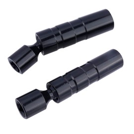 Gasea 2Pcs 14mm & 16mm Thin Wall Spark Plug Socket Set, Universal Joint Magnetic Swivel Socket Wrench Removal Tool for Car Repair