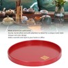 Wood Serving Tray Decorative Serving Platter Snack Fruit Plate for