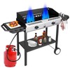 Bestfire 2 Burner Propane Stove Outdoor Camping Gas Stoves 150,000