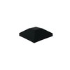 Nuvo Iron PCP23BLK Plastic Pyramid Post Caps, x 3 1/2"-Black