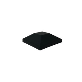 Nuvo Iron PCP23BLK Plastic Pyramid Post Caps, x 3 1/2"-Black